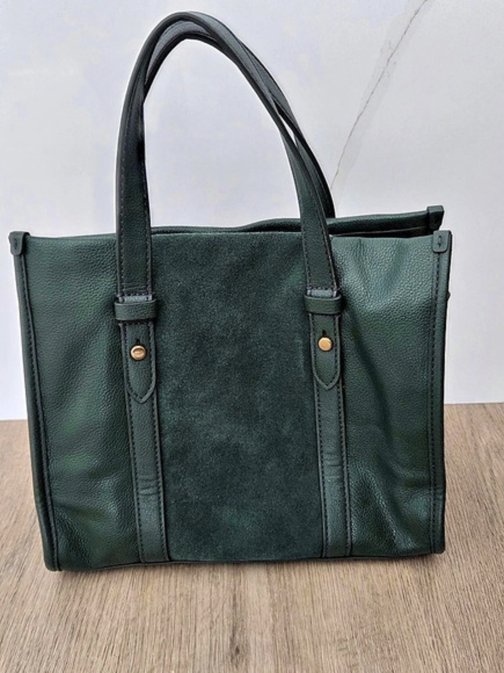 Green Fossil Kingston Satchel
